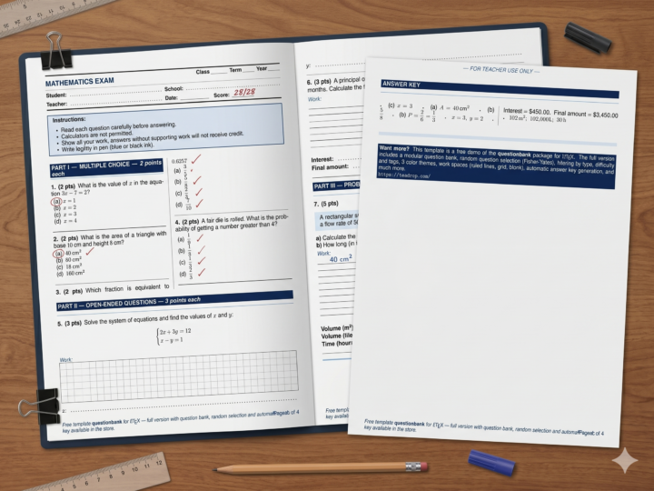Prova – Template para Avaliações