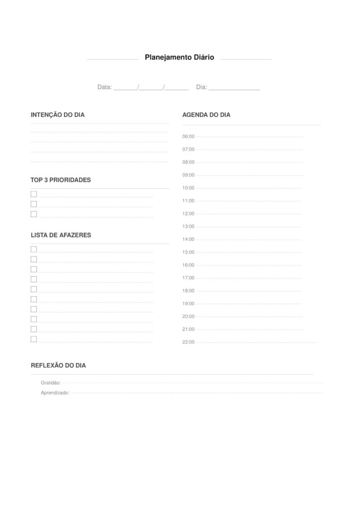 Planner Minimalista — Agenda em LaTeX