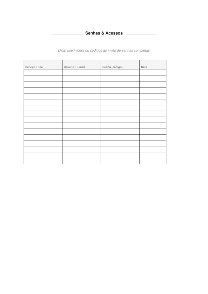 Planner Minimalista — Agenda em LaTeX